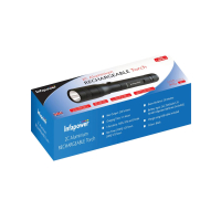 Aluminium rechargeable torch 2xAA battery