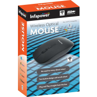 Infapower Wireless Optical Mouse in black