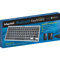 Compact light weight Bluetooth keyboard in black