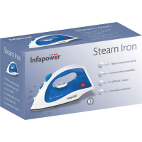 Infapower Dry Steam Iron 1400W Blue and White