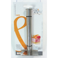 Stainless steel food masher for professional kitchens