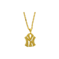 New York Yankees Gold & Gem Pendant Necklace