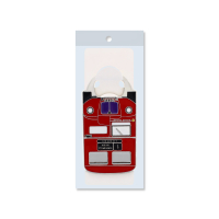 Red London Bus Metal Bottle Opener Souvenir