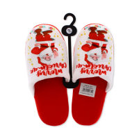 Santa-Themed Christmas Novelty Slippers Festive Footwear