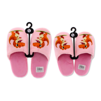 Children's Pink Dinosaur Cozy Slippers