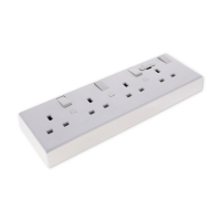 One & Two To Four Gang Switched Socket Converter