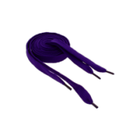 Thick purple shoe laces for boots and shoes