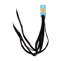 Thick Shoe Laces Metallic Black