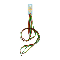 Thick Shoe Laces Green Red Yellow