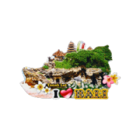 I Love Bali Tanah Lot Temple souvenir fridge magnet