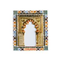 Toledo striped arch fridge magnet
