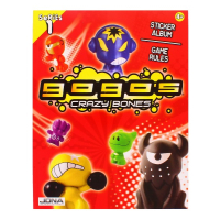 Gogo's Crazy Bones Series 1 Sticker Album and Game Rules Book