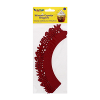 PARTY CRAFT SHIMMER CUPCAKE CELEBRATE RED