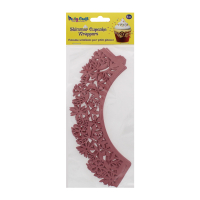 PARTY CRAFT SHIMMER CUPCAKE DAISY VINE MAUVE