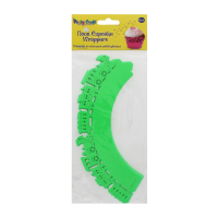 Party Craft Neon Cupcake Choo Choo Green
