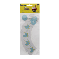 PARTY CRAFT  CUPCAKE WRAPPERS BABY BOY