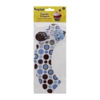 Party Craft Blue Retro Cupcake Wrappers vintage design