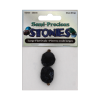 Semi precious flat oval stones for jewellery making
