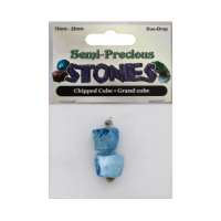 Blue Onyx semi precious stones 15mm-25mm for crafts