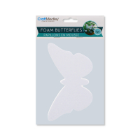 Polyfoam Butterfly Shapes 16x9cm 2pcs
