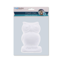 Polyfoam Owl Shape 8.5x13.5cm DIY Craft Piece