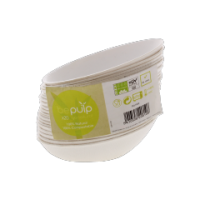 Oval mini disposable party serving dishes 20 pack