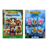 Two assorted A4 card games, Hap and Fam Fish