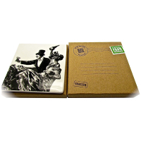 Coaster with 'Warm Wishes From Edinburgh' design