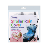 Baby stroller with Rysons universal rain cover