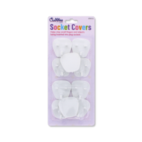Rysons Child Safety Plug Socket Covers 10 Pack for UK sockets