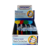 Extendable back scratcher with cushioned handle
