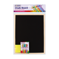 Chalkboard set with chalks