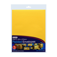 Rysons 3 Padded Envelopes Size E 220x270mm for wholesale packaging