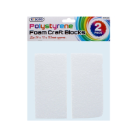 Rysons Polystyrene Craft Foam Blocks Twin Pack for crafts and modelling