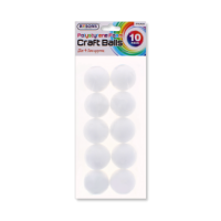 Rysons Polystyrene Foam Craft Balls 10 Pack for wholesale projects