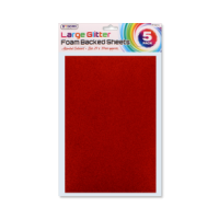 Rysons Large Glitter Foam Backed Sheets 5 Pack