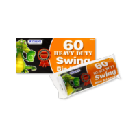 Heavy Duty Swing Bin Liners Roll 60 Pack