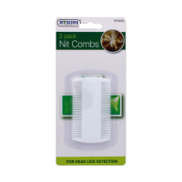 Rysons Fine Nit and Lice Removal Combs 2 Pack