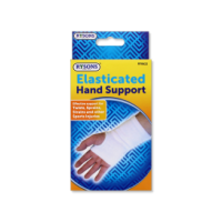 Elasticated hand support for mild strains