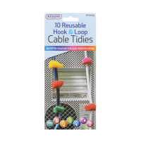 Rysons 10 reusable hook and loop cable tidies for organisation