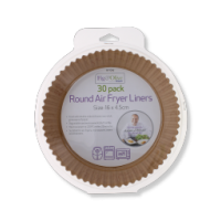 Rysons Round Air Fryer Liners 30pk 16x4.5cm