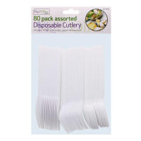 Rysons Disposable Cutlery Assorted 80 Pack for wholesale