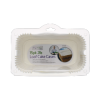 Rysons 2Lb Loaf Cake Cases 15 Pack for baking