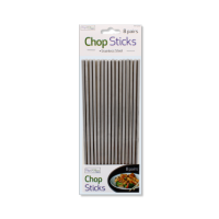 Rysons Stainless Steel Chopsticks Eight Pair Set RY-1250