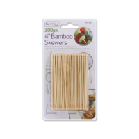 Rysons natural bamboo skewers 4 inch 300 pack for catering