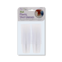 Rysons Plastic Shot Glasses 30 Pack for wholesale purchase
