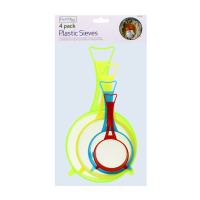 Rysons Assorted Plastic Sieve Set 4 Pack