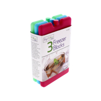 Pack of 3 reusable mini freezer blocks