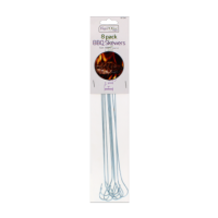 Rysons reusable metal BBQ skewers 8 pack