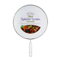 28cm Stainless Steel Splatter Guard for frying pans
